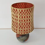 Mid-century Ceramic Table Lamp,1970's.