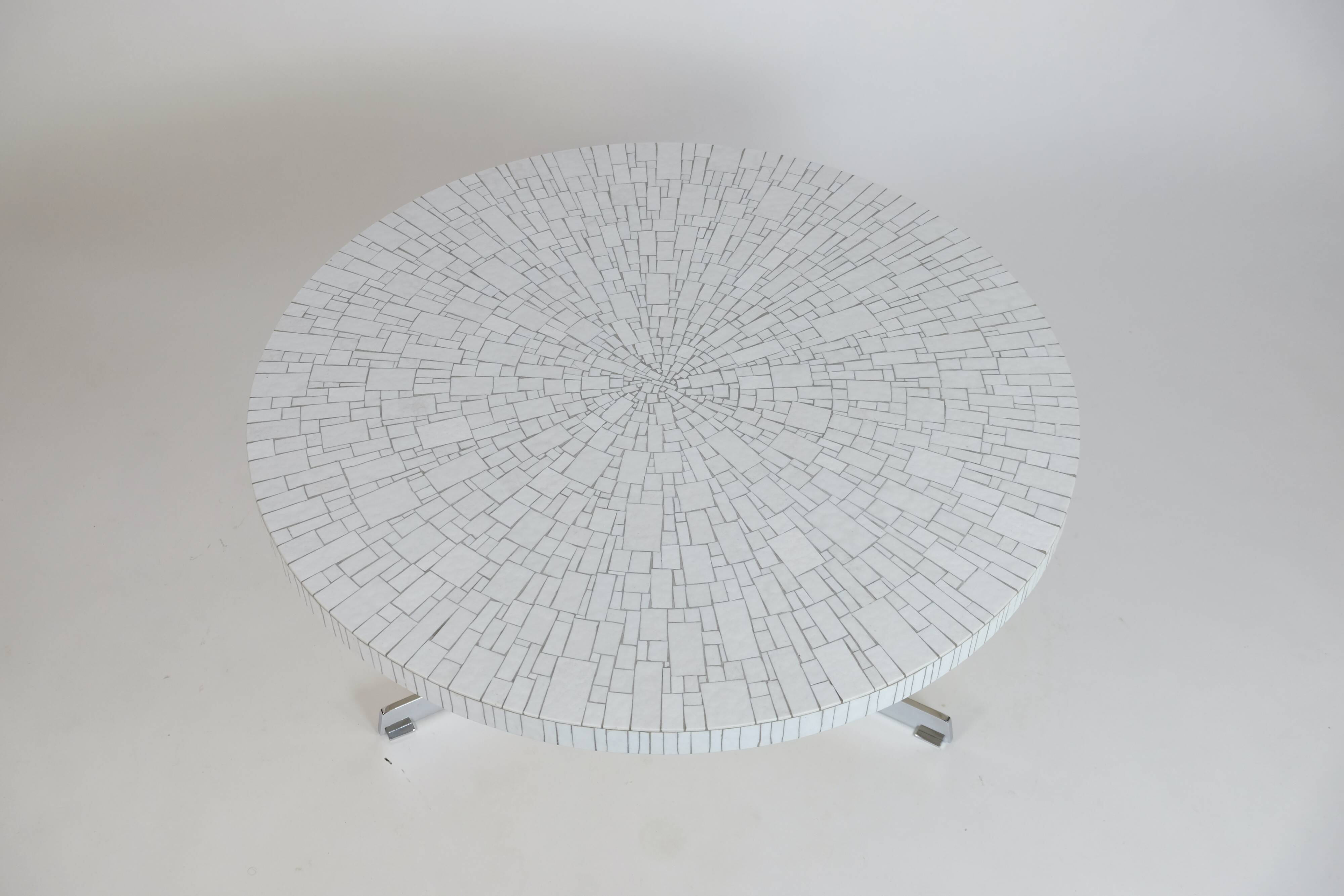 Vintage Mosaic Coffee Table von Heinz Lilienthal 70er Mid-Century