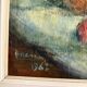 Large mid-century  still-life painting 1962