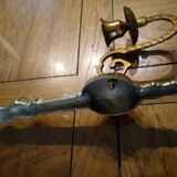 Two candlestick sconces