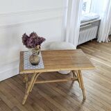 Rattan coffee table