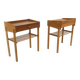 2 tables de chevets scandinaves en teck, Suède, 1960
