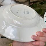 6 vintage Badonviller soup plates