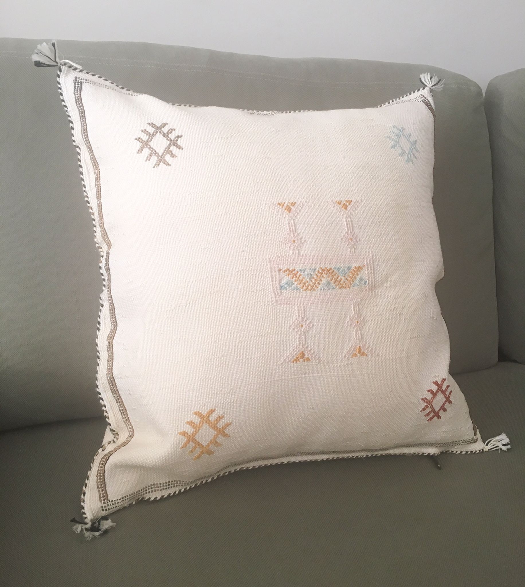 Vegetable silk cushion cover - Sabra