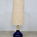 Italian blue glass floor lamp Selenova 60s
