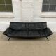 3-seater leather and chrome Sofa by Rodney Kinsman for OMK 1970
