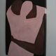 Close to You minimalist couple painting