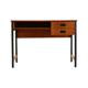 Vintage teak desk with 2 drawers made in the 60s