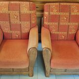Fauteuils en chêne massif