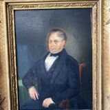 Portrait signé et daté 1853