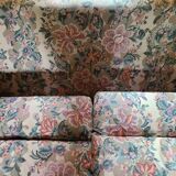 Floral printed sofa