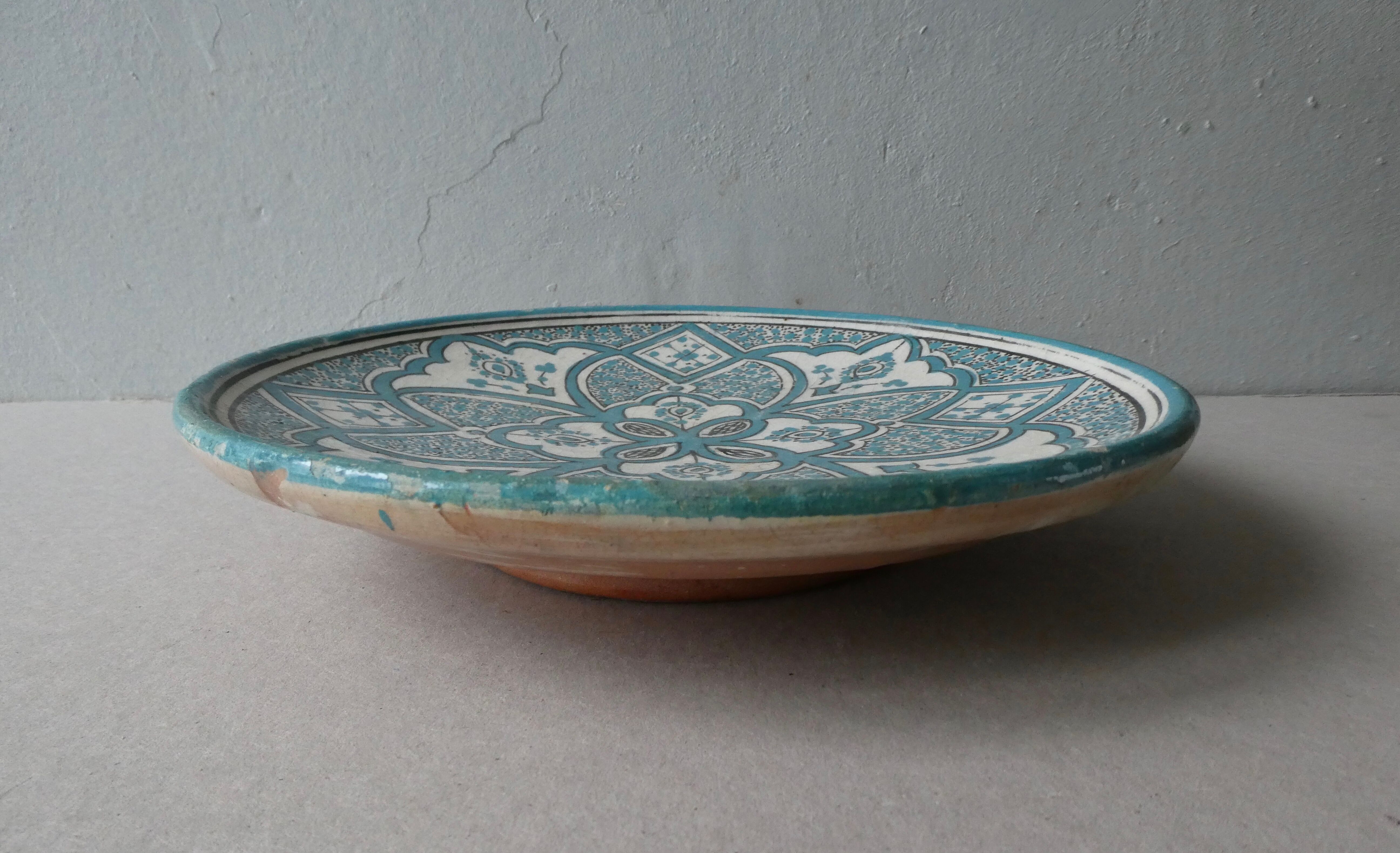 Safi Morocco pottery dish