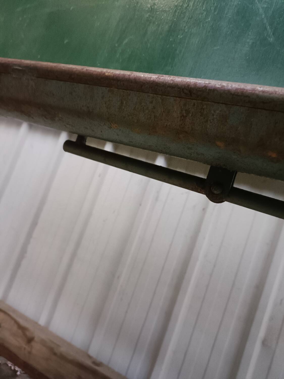 School blackboard from the 50s, rotating blackboard