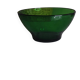 Vintage green glass bowl