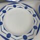 4 assiettes anciennes art déco