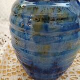 Antique pitcher in enamelled ceramic