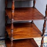 Mahogany shelf.
