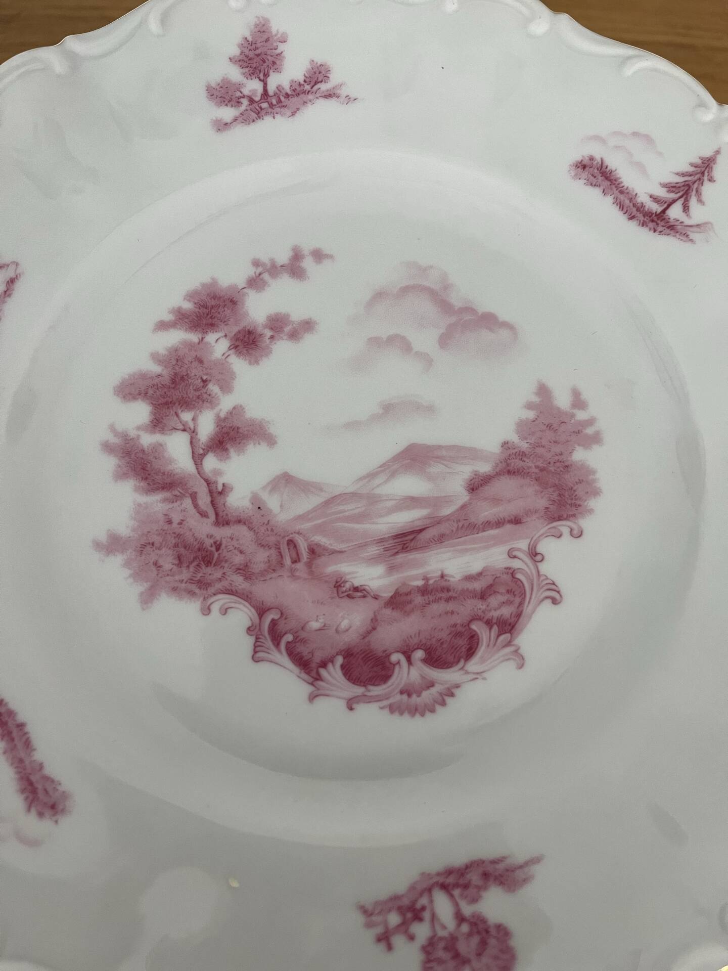 Dessert service 13 pieces porcelain