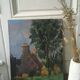 Oil on canvas landscape
