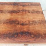 Art Deco table in burr walnut