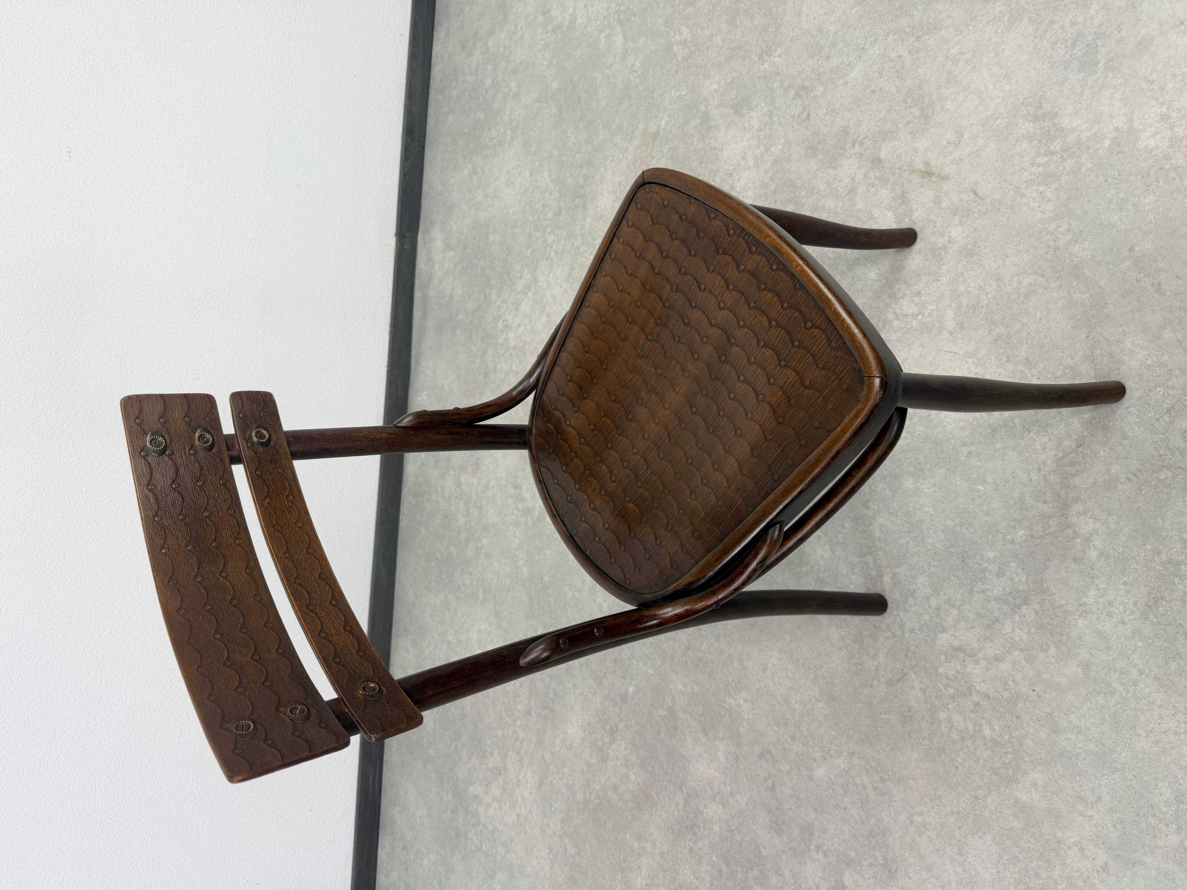 Set of 2 dining chairs by J&J Kohn