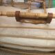 Baby wicker cradle