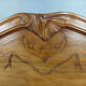 Louis XV bed in blond walnut around 1880-1900