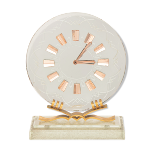 Horloge en verre miroir