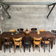 Old 3m fir farm table late 19th early 20th