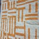 Handmade Berber rug Azilal orange size 150 x 250 cm