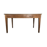Table, bureau avec piètement équerre, années 60-70