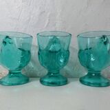 turquoise chicken egg cups