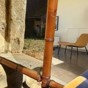 Wooden mirror turned in a bamboo style 58*73 cm