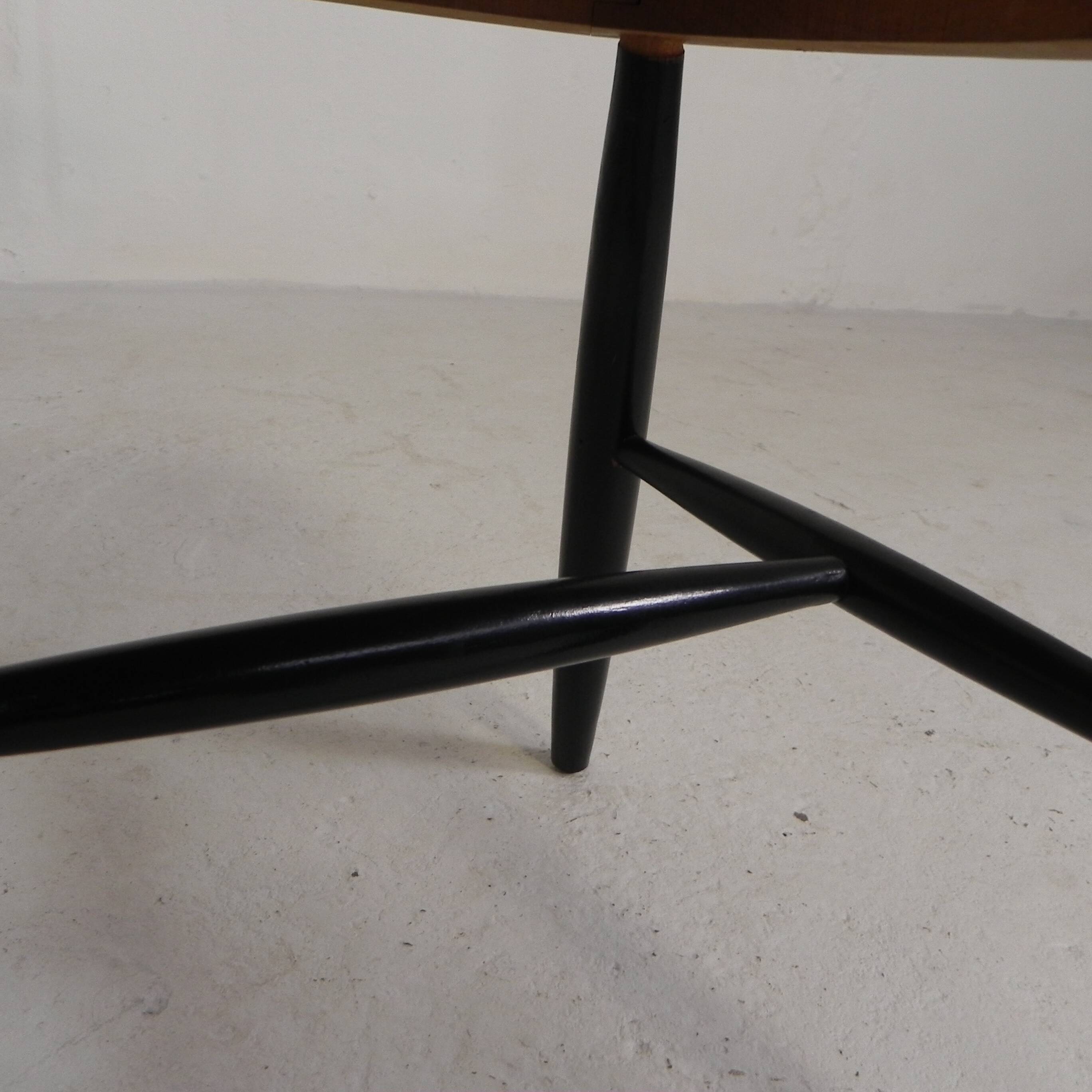 Set of 4 Fanett model slatted chairs, Tapiovaara, 1960s