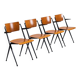 Wim Rietveld Pyramid dining chairs Ahrend de Cirkel The Netherlands 1960