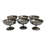 Stainless steel ice cream or dessert cups from the 70s