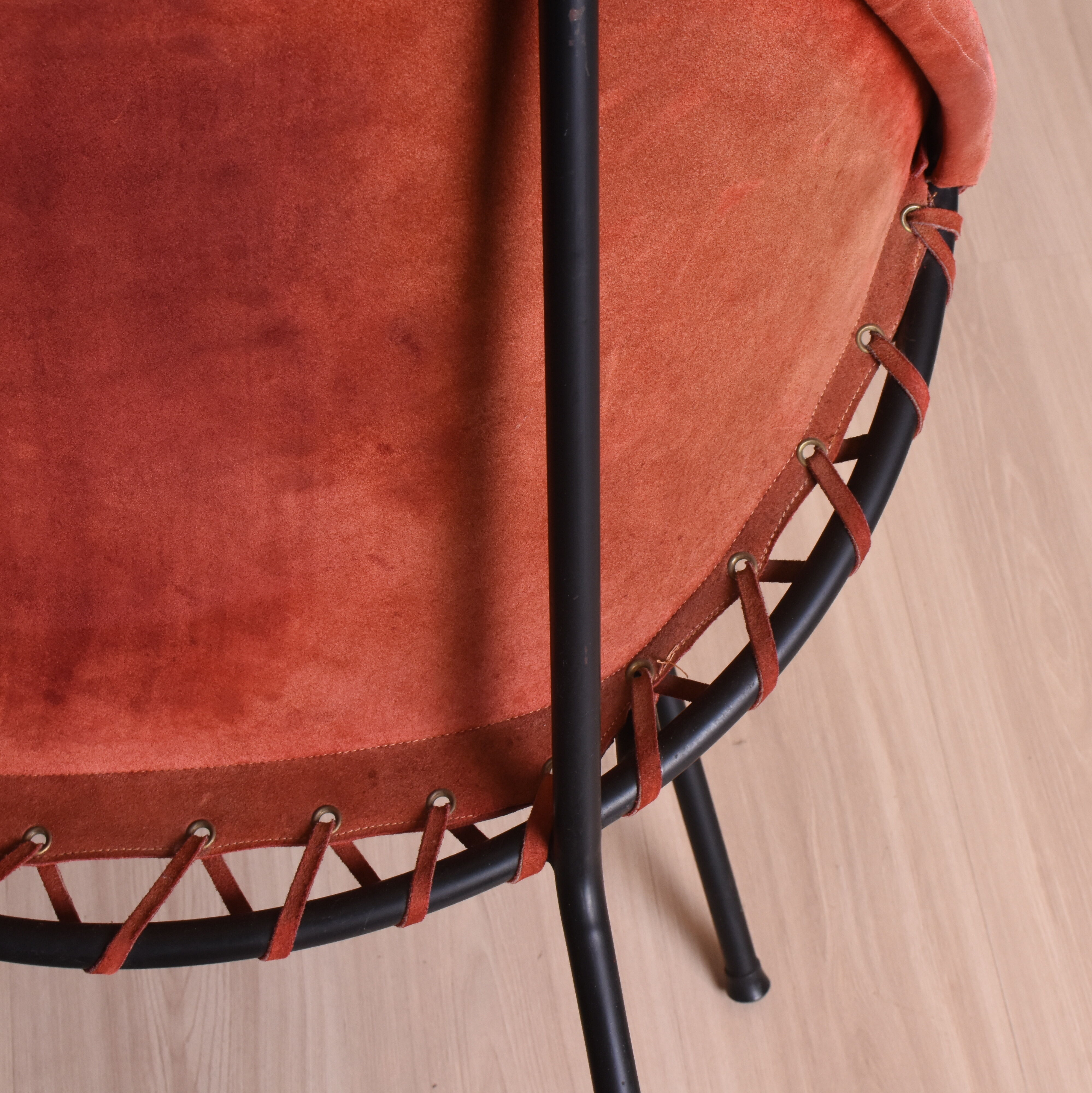 Balloon armchair, lusch & co, germany, 1960s