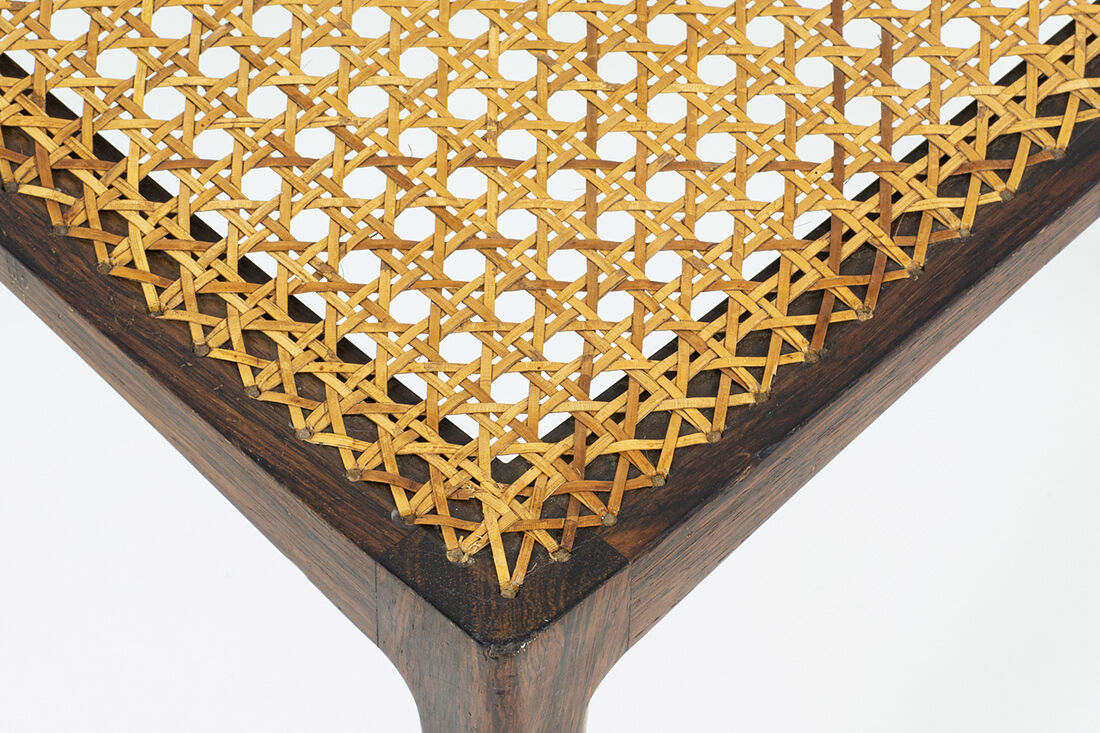 Danish rosewood stool by Bernt Petersen for Wørts Møbelsnedkeri