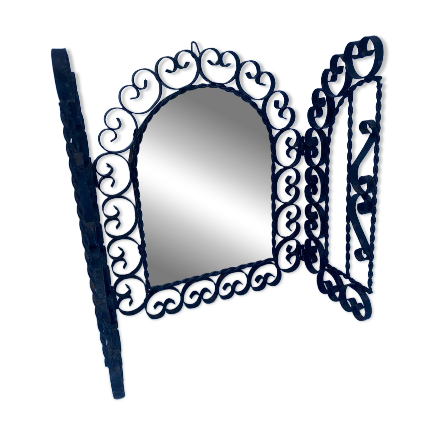 Wrought iron mirror