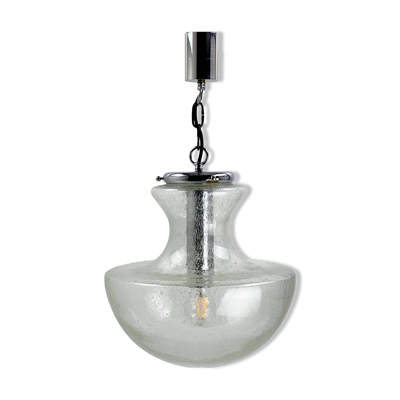 Suspension en verre de Murano Mazzega pour Doria, années 1960