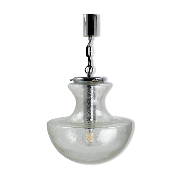 Suspension en verre de Murano Mazzega pour Doria, années 1960
