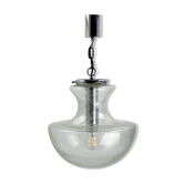 Murano glass pendant light (Mazzega) for Doria, 1960s.