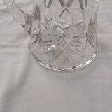Carafe, crystal pitcher signed Saint Louis