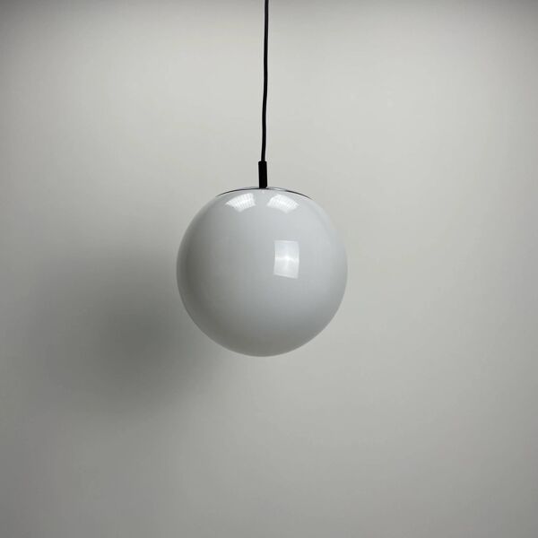 Suspension globe cascade MIST par RAAK Amsterdam ‘Ochtendnevel’, lampe suspension, 1970