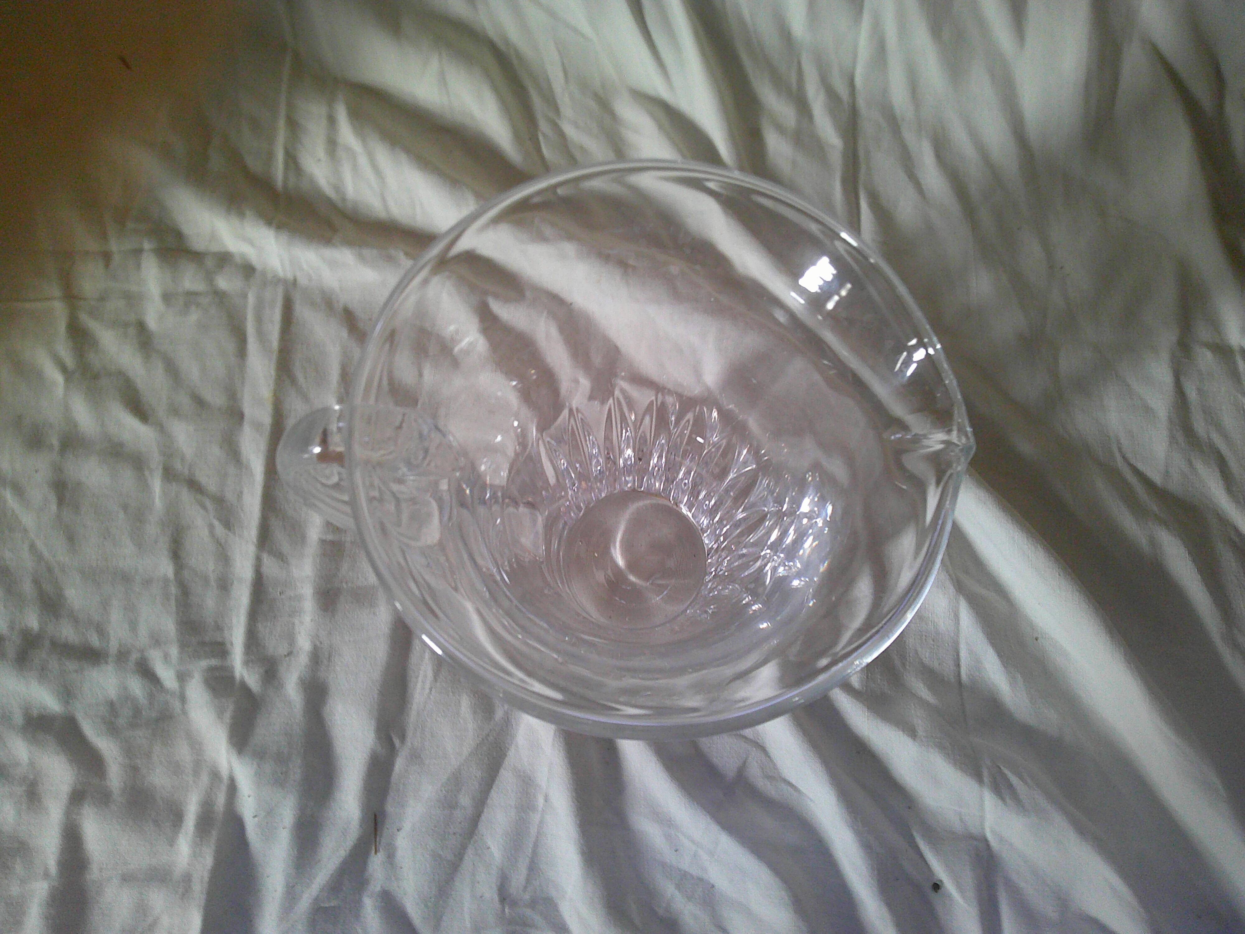 Carafe à eau en cristal