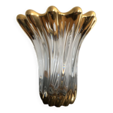 Art deco crystal vase