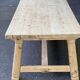 Georges Robert 1960 farmhouse table renovated in raw solid wood 200cm