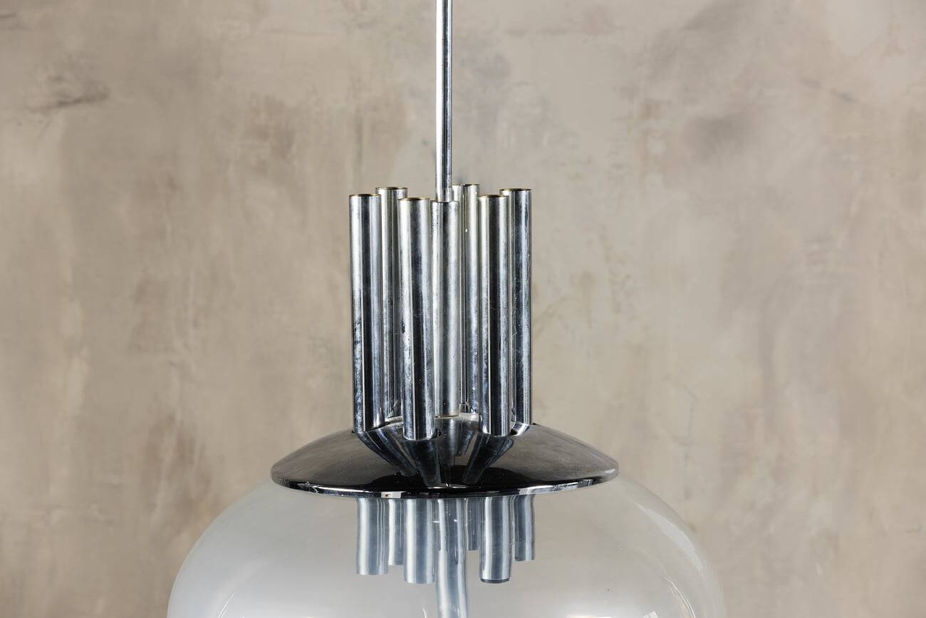 Suspension en verre de Murano par Carlo Nason pour Mazzega, Italie, années 1970.