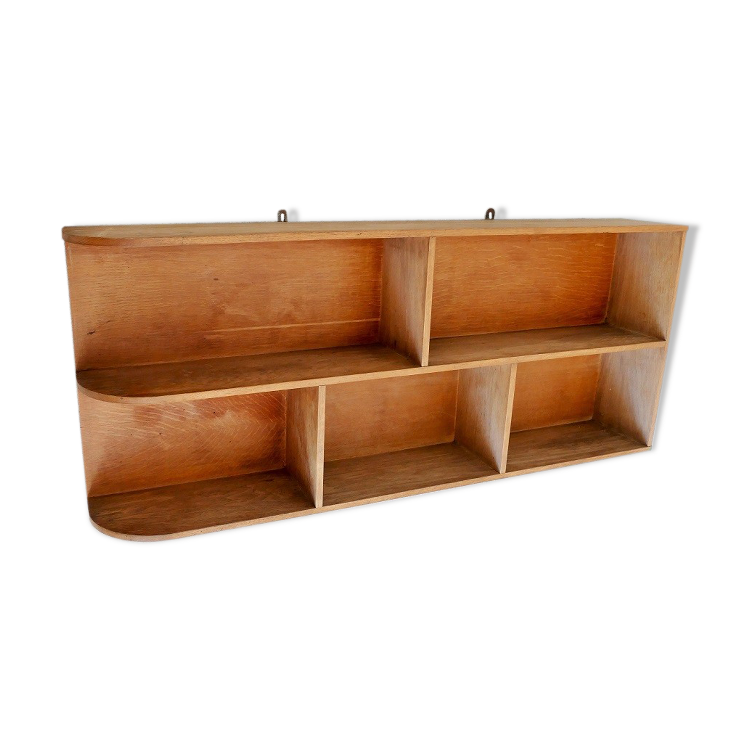 Wooden wall shelf
