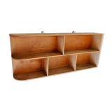 Wooden wall shelf